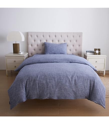 新品★無印　麻平織　カバー　3点★ 布団カバー　シーツ　枕カバー　グレー　リネン MUJI (無印良品) - 【無印良品】 MUJI 麻平織 和式シーツ/カバー